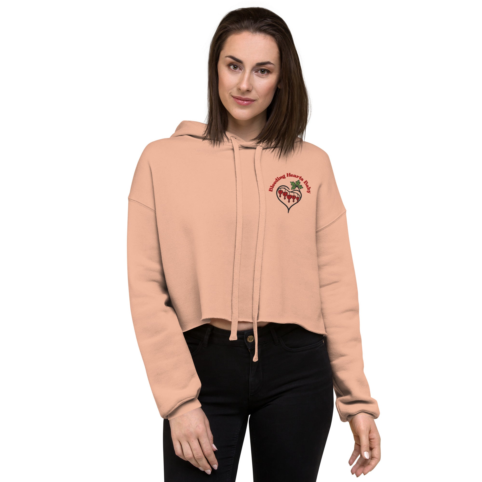 トップス HTH random heart cropped sweat random heart cropped sweat – YZ